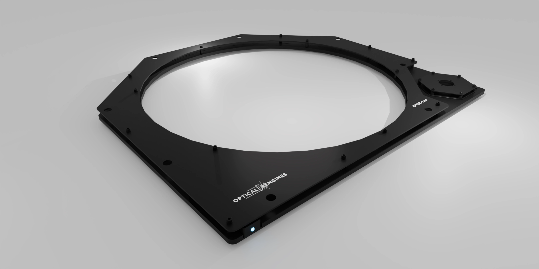 ISO_2um_Ultrafast-Fiber-Amplifier_Optical-Engines-Inc.webpCPTEC 2 µm ultrafast fiber amplifier plate with black anodized housing