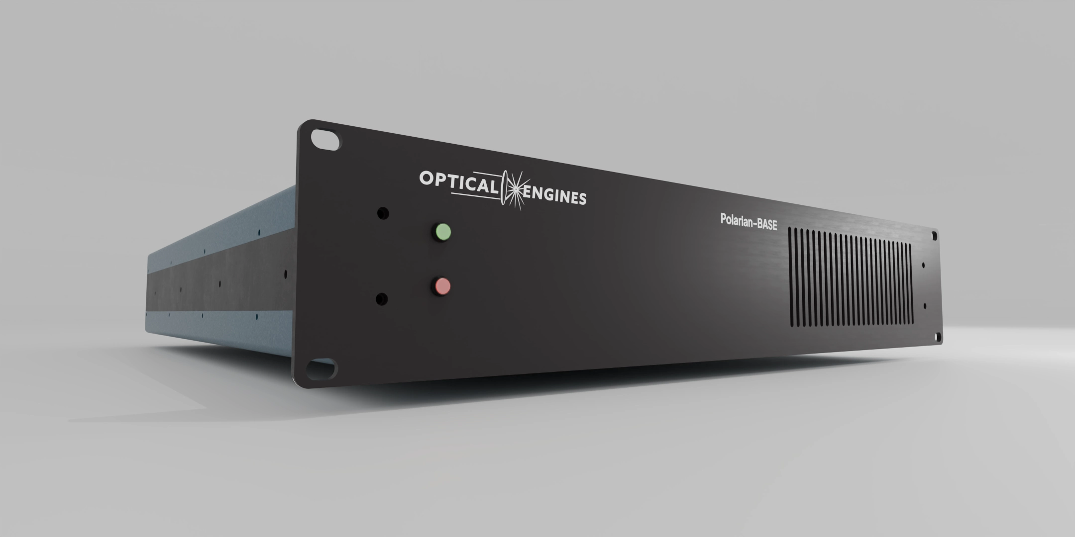 Polarian-BASE ultrafast fiber laser front panel hero rendering